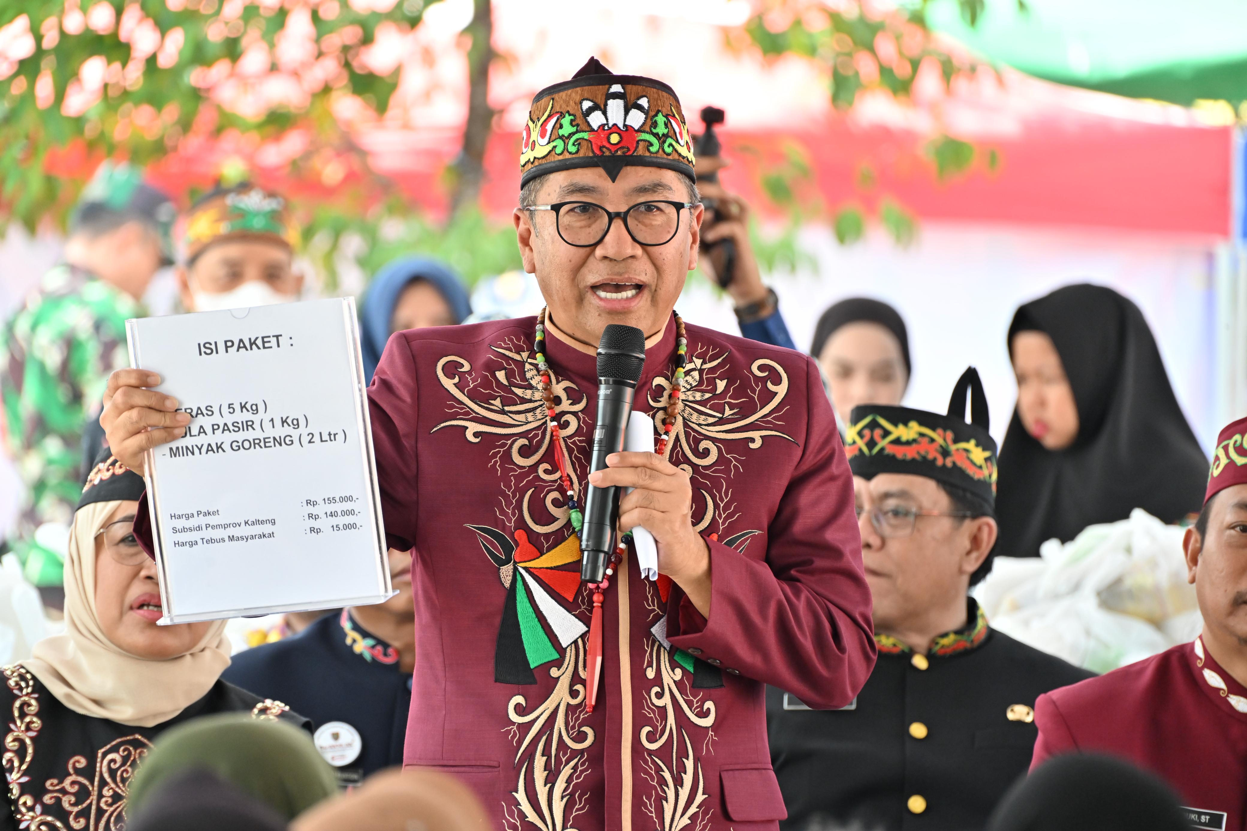 2.000 Sembako Gratis Dibagikan Pemprov Kalteng pada Hari Jadi Sukamara