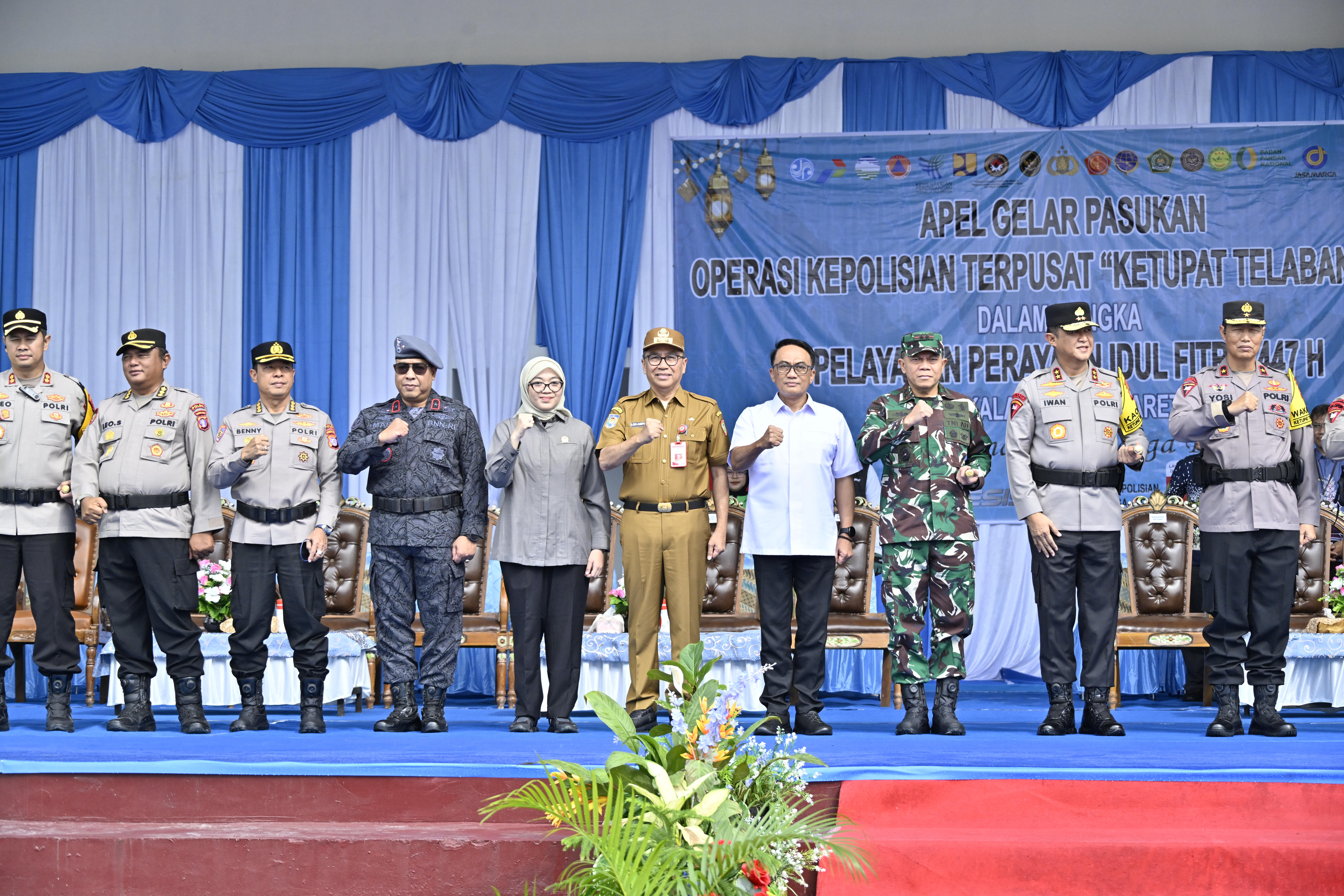 Plt Sekda Kalteng Hadiri Operasi Ketupat Telabang 2026, 161 Ribu Personel Disiagakan