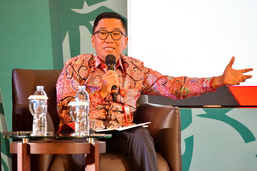 Kepala Bappedalitbang Sampaikan Peluang Investasi Di Kalimantan Tengah dalam Forum Investor Kalteng 2023