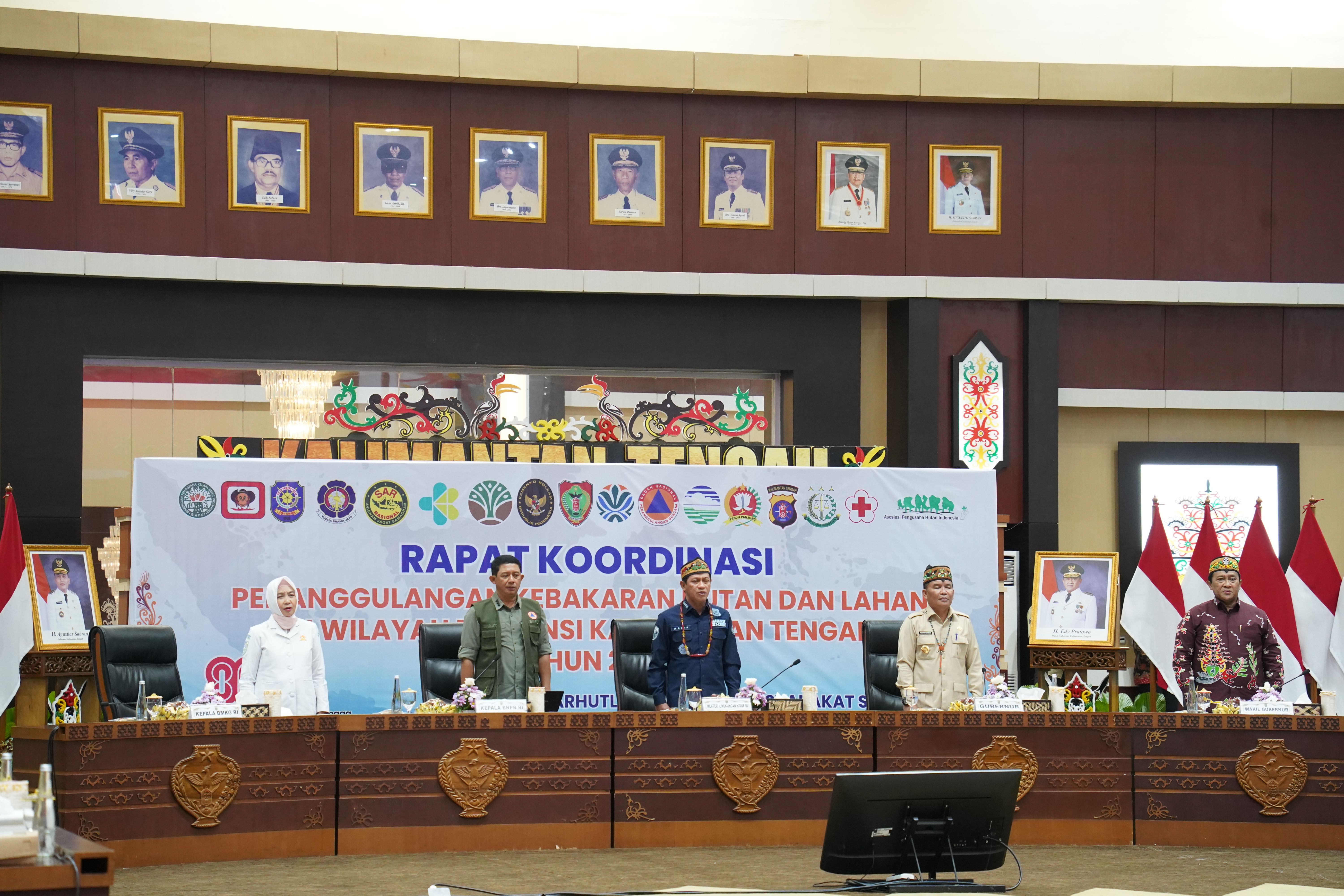 Pemprov Kalteng Perkuat Sinergi Penanggulangan Karhutla, Plt Sekda: Semua Harus Terlibat